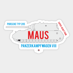 German super-heavy tank MAUS Sticker